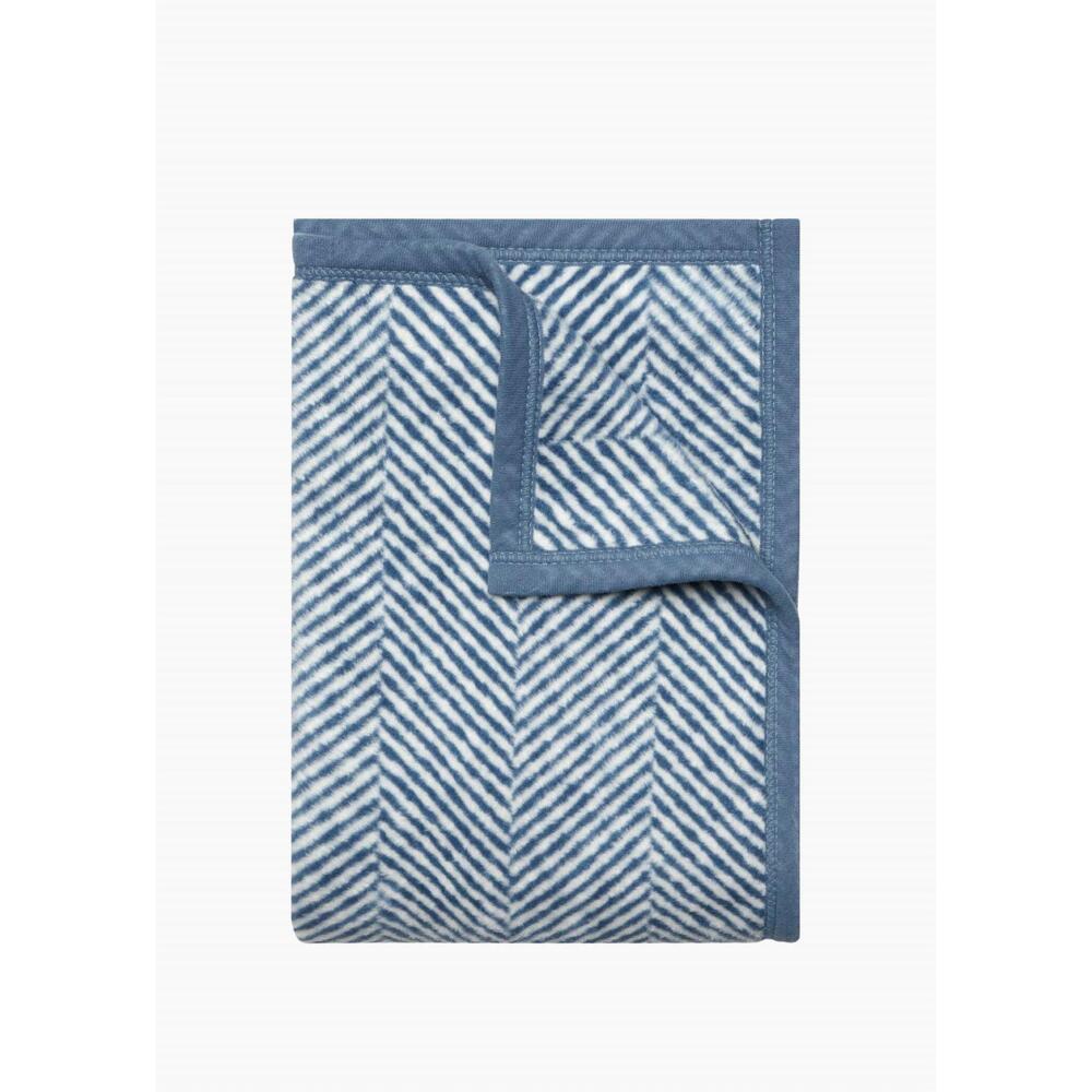 NEW CHAPPYWRAP cotton blend blanket in harborview herringbone